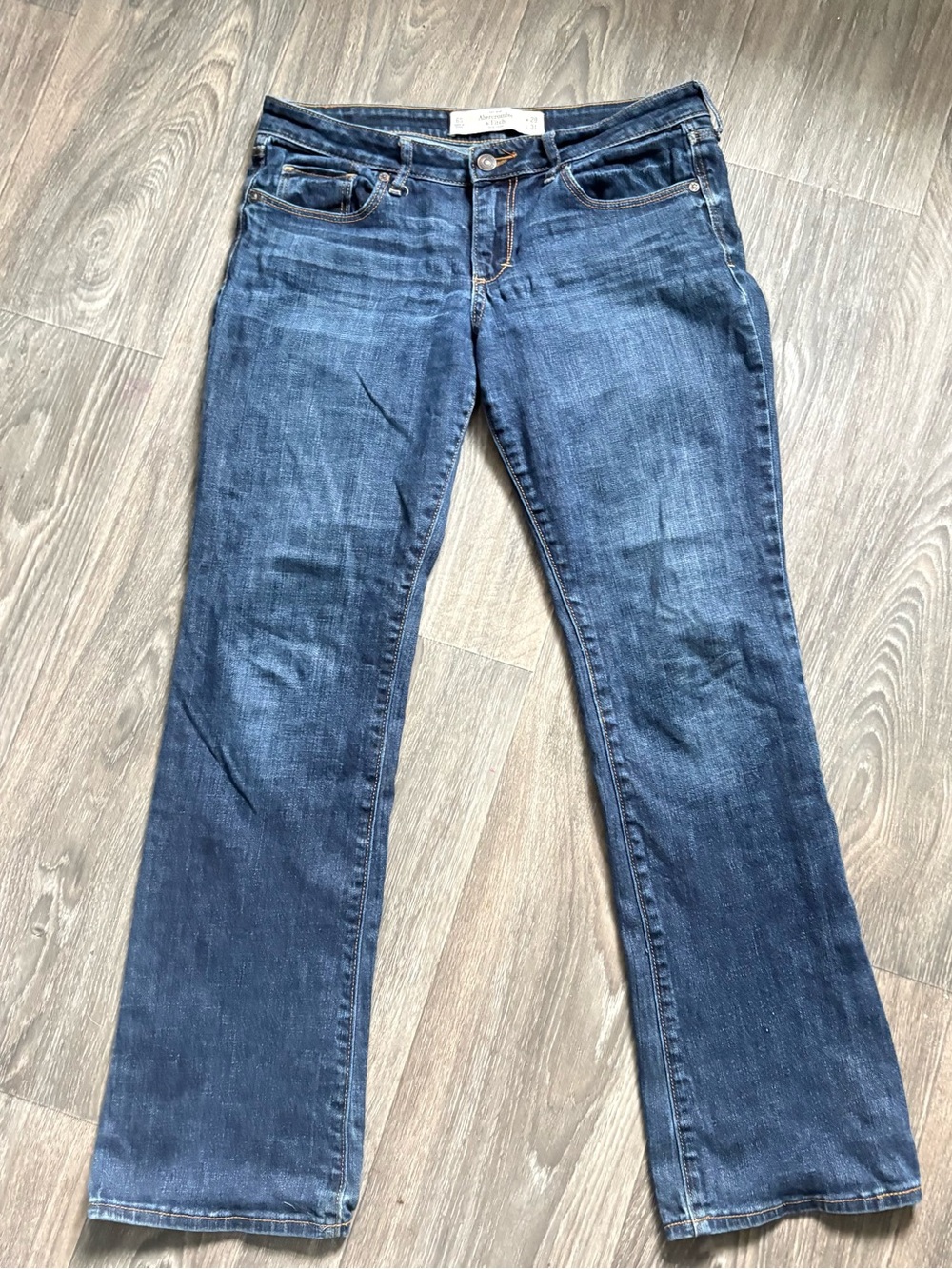 Y2K Abercrombie and fitch low rise boot cut jeans 28x31